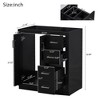 Akoasm 30 Inch Wood Bathroom Storage Cabinet With Drawers And Soft Closing Doors(NO SINK)-Black - 2 of 4