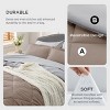 5/7 Pcs Bed in a Bag with Contrast Color Solid Design Bedding Set - 4 of 4
