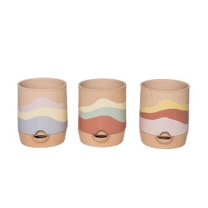 Transpac Medium Self Watering Planter Set of 3 Spring Home Decorations - 1 of 1
