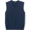 Lands' End School Uniform Men's Cotton Modal Fine Gauge Sweater Vest - 2 of 3
