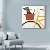 Trademark Fine Art -Michael Mullan 'Beach Bums Dachshund Bicycle I' Canvas Art - 3 of 3