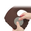 Unique Bargains Inflatable Travel Pillow Press to Inflate for Airplane Train Office - 3 of 4
