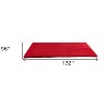 HomeRoots 8' X 11' Red Shag Hand Tufted Area Rug - 3 of 4