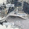 Washable Non-Slip Rug, Modern Abstract Low Pile Indoor Carpet, Soft Machine Washable Area Mat for Living Room, Bedroom, Entryway - 3 of 4