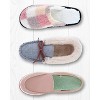 Polar Extreme Women's Multi Color High Pile Fleece Lined Slippers - 4 of 4