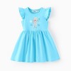 PATPAT Disney Princess Frozen Elsa Anna Toddler Girl Dresses 2 Pack 2pk Sleeveless and Ruffle Sleeve Dress Set 2-6 Years - 3 of 4