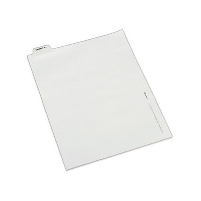 Avery Avery-Style Preprinted Legal Bottom Tab Dividers, 26-Tab, Exhibit P, 11 x 8.5, White, 25/Pack