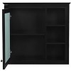 Chery Life 30'' x 28'' Wall Mounted Storage Cabinet, Bathroom Wall Cabinet with Mirror,Medicine Cabinet with 3 Open Shelves - 4 of 4
