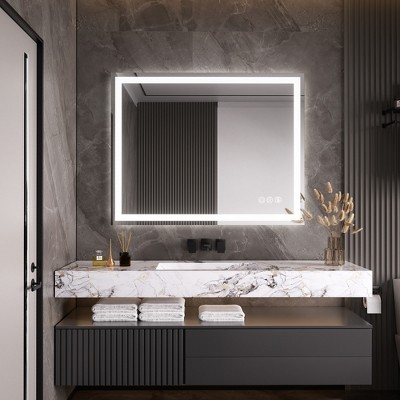 Tempered Glass Bathroom Mirror