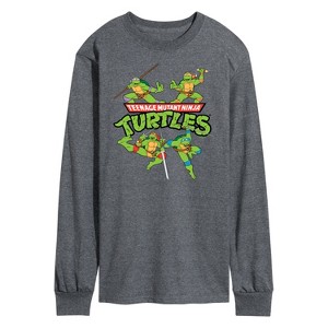 Men's - Teenage Mutant Ninja Turtles - Ninja Turtles Long Sleeve Graphic T-Shirt - 1 of 4