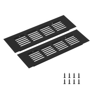 Unique Bargains Rectangle Ventilation Grille, Aluminum - 1 of 3