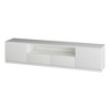 ATJafurn 78.7'' White Modern TV Stand for TVs up to 75'', Wood Media Console with 2 Storage Drawers - 4 of 4