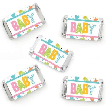 Personalized Baby Shower Mini Candy Bar Wrappers with Name – Distinctivs