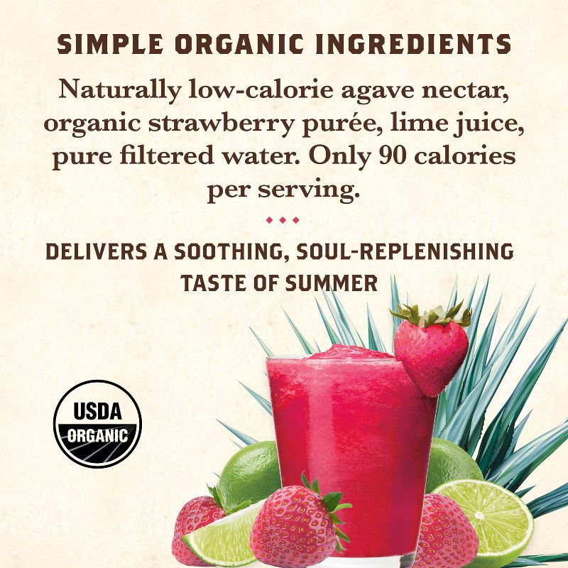 Tres Agaves Organic Strawberry Margarita Mix - 1L Bottle, 5 of 10