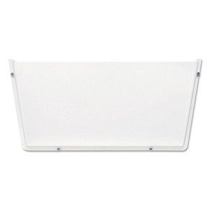 deflect-o Unbreakable Docupocket Single Pocket Wall File, Letter, Clear: Wall File Storage, Utility Storage Bin, Plastic - 1 of 4