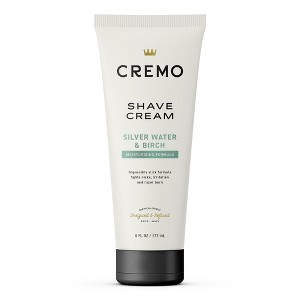 Cremo Silver Water and Birch Shave Cream - 6 fl oz - 1 of 4