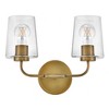 Lark Kline 2 - Light Vanity in  Heritage Brass - image 4 of 4