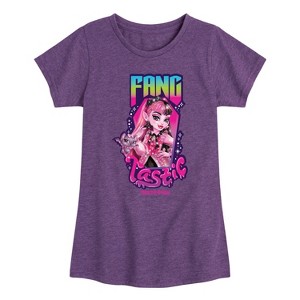 Girls' - Monster High - Draculaura Fantastic Fitted Short Sleeve Graphic T-Shirt - 1 of 4