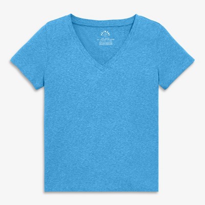 Primary Adult Heathered Easy V-Neck Tee (Women's Fit)