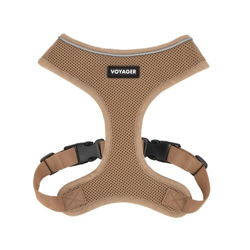 Aerolite No Pull Mesh Dog Harness With Lightweight Soft Breathable Reflective Adjustable Straps For Walking Running Training Beige L Target