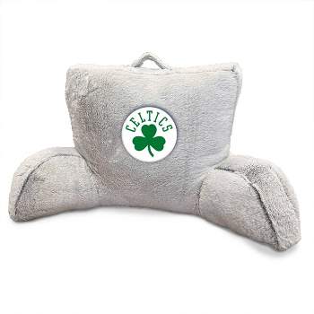 NBA Boston Celtics Faux Fur Logo Backrest Support Pillow