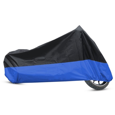 Unique Bargains 180t Rain Dust Motorcycle Cover Outdoor Waterproof