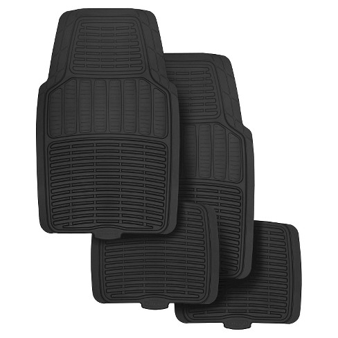 Rubbermaid Rubber Floor Mats Black 4pk Target