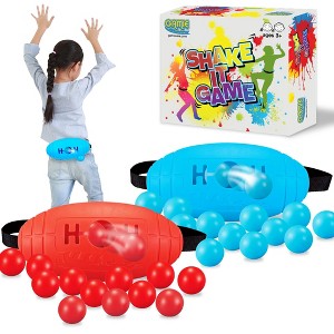 Gamie Shaking Swing Balls Game - Minute to Win it Games With 2 Containers and 24 Balls - 1 of 4