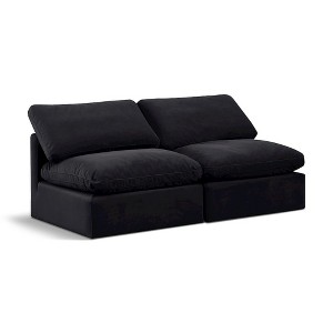 Meridian Furniture,Indulge Velvet Modular Sofa - 1 of 4