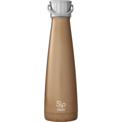 S'ip by S'well 15oz Stainless Steel Water Bottle Golden Mist