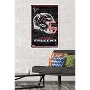 Trends International NFL Atlanta Falcons - Neon Helmet 23 Framed Wall Poster Prints - 2 of 4