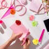 Unique Bargains Mini Silk Fabric Plastic Durable Reusable Artificial Flowers 50 Pcs - 4 of 4