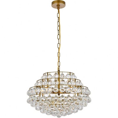 Elegant Lighting Savannah 5 - Light Pendant in  Brass