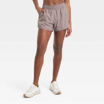 Women's Woven Mid-Rise Run Shorts 3" - All In Motion™