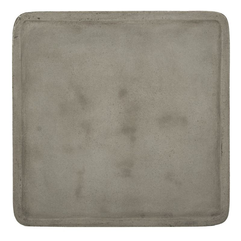 Marcio Concrete Indoor/Outdoor Side Table - Dark Grey - Safavieh., 4 of 7