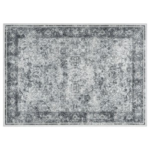 Area Rug Washable Rug Traditional Mat Retro Accent Rug - 1 of 2