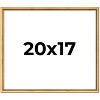 PosterPalooza | Classic Modern Gold Picture Frame - UV Acrylic, Backing Board, Hanging Hardware Included - 2 of 4