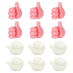Unique Bargains Cord Holders Cable Clips for Nightstand Plastic Modern Minimalist Cable Clips Management - 1 of 4