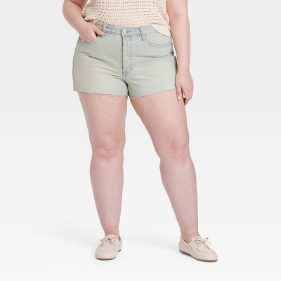Women's High-Rise Cutoff Mini Jean Shorts - Universal Thread™
