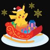 Men's Pokemon Christmas Pikachu Sleigh Tank Top - 2 of 4
