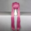 Unique Bargains Women's Wigs 43" Pink Gradient with Wig Cap - 4 of 4