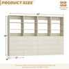Besiost Closet Organizer System with Wood Drawers and Shelves - 2 of 4