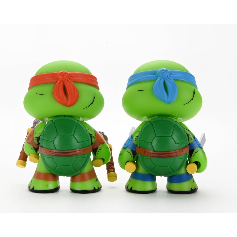 NECA Teenage Mutant Ninja Turtles Leonardo &#38; Michelangelo 3&#34; Vinyl Figures - 2pk, 3 of 5