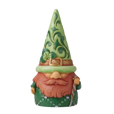 Jim Shore 7.25 In Blarney, Red! Gnome Leprechaun Gnome Figurines