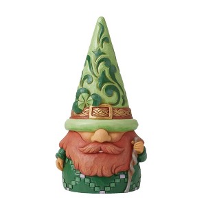 Jim Shore 7.25 In Blarney, Red! Gnome Leprechaun Gnome Figurines - 1 of 3