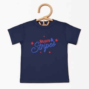 The Juniper Shop Western Stars And Stripes Toddler Short Sleeve Tee - 1 of 2