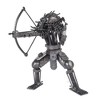 Metal Predator Figurine 8.66" H – Handcrafted Warrior with Bow & Arrow By Old Modern Handicrafts - 2 of 4