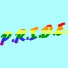 Adult Design By Humans Rainbow Colored Pride Letters By EsskayDesigns Racerback Tank Top - 2 of 2