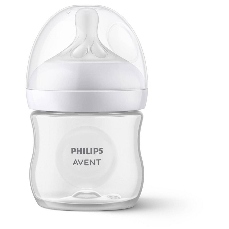 Philips Avent Natural Baby Bottle with Natural Response Nipple - Clear - 4oz, 1 of 12