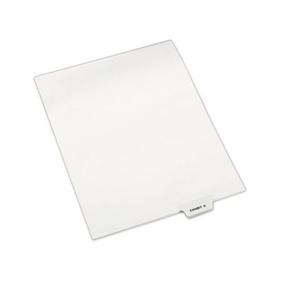 Avery Avery-Style Preprinted Legal Bottom Tab Dividers, 26-Tab, Exhibit S, 11 x 8.5, White, 25/Pack